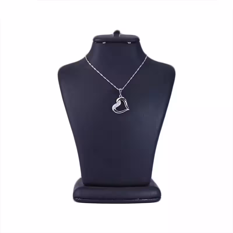 گردنبند استیل ژوپینگ زنانه آویز قلب | xp 41706