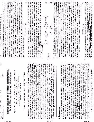 خرید و دانلود نسخه کامل کتاب Plasma Transport in stochastic magnetic field