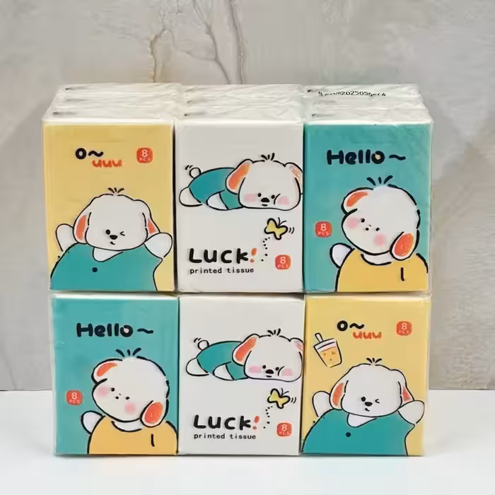 دستمال جیبی مینی سری تدی