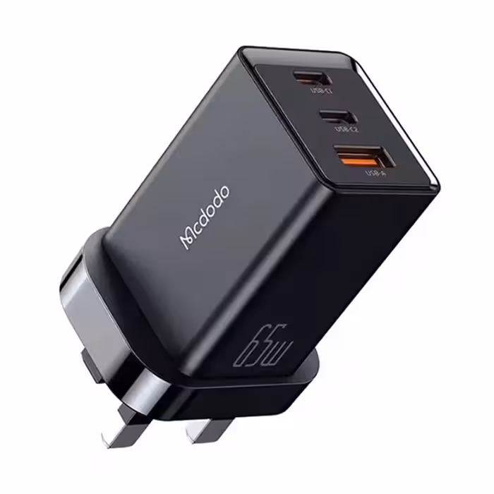آداپتور سه پورت 65 وات همراه کابل مک دودو Mcdodo CH-1552
