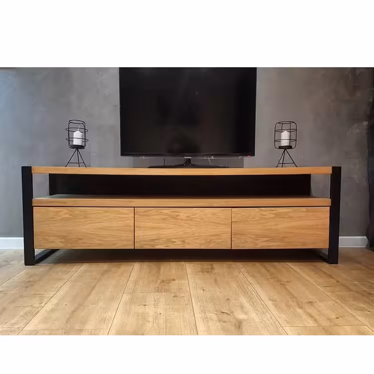 میز تلویزیون فلزی چوبی مدل IKE4609