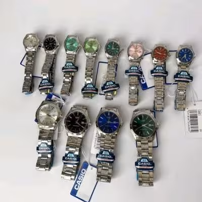 ساعت مچی کاسیو صفحه گرد زنانه مردانه ست