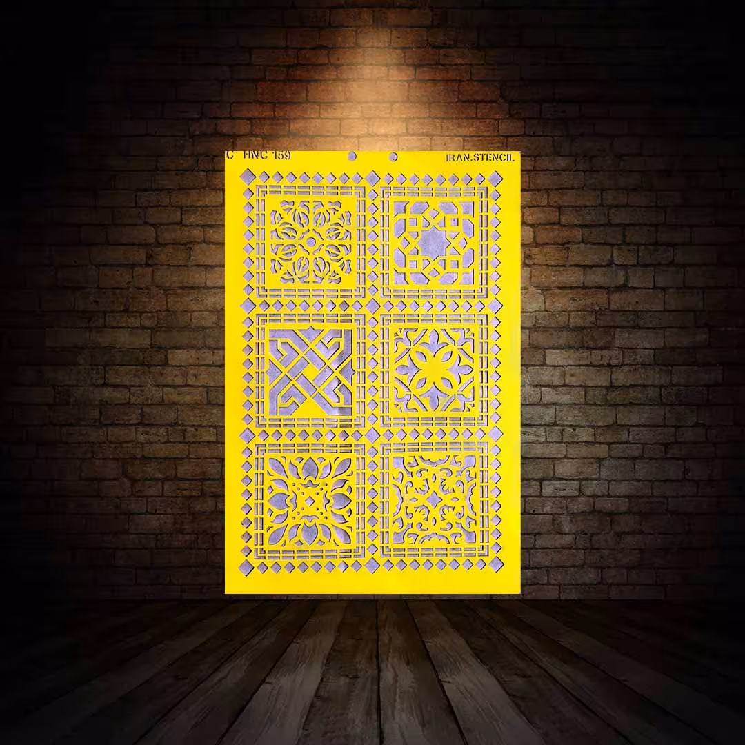 شابلون استنسیل ابعاد 50*35 کد HNC 159