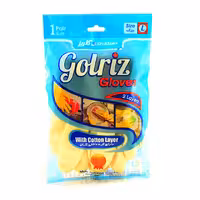 دستکش لاتکس ساق کوتاه گلریز سایز بزرگ