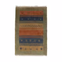 گبه دستباف نیم متری کد 4030348