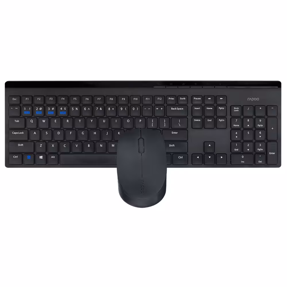 ماوس و کیبورد وایرلس رپو Rapoo 8110M Multi Wireless Mouse & Keyboard
