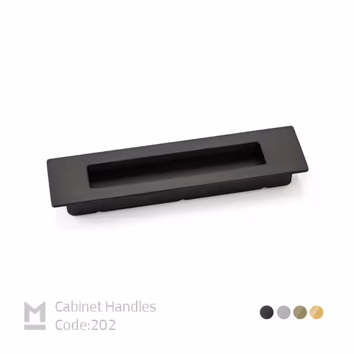 دستگیره کابینت ملونی 202 سایز 192 - یراقینو فروش یراق آلات کابینت و درب