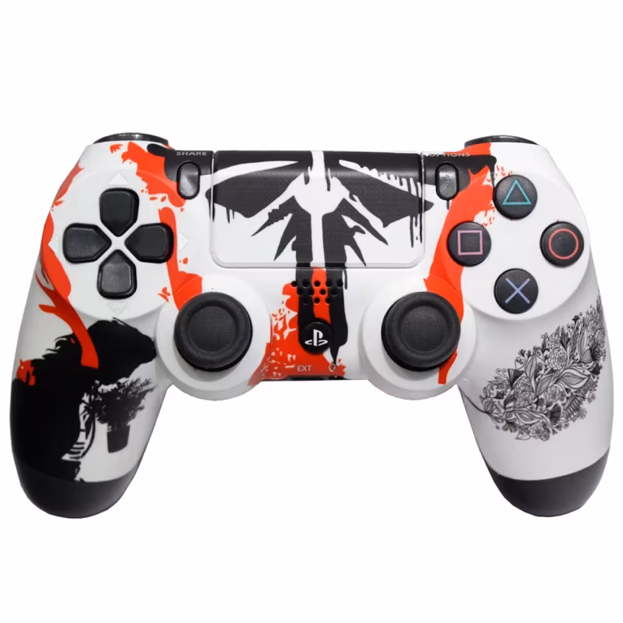 دسته بازی پلی استیشن 4 مدل Dualshock 4High Copy طرح Last Of Us