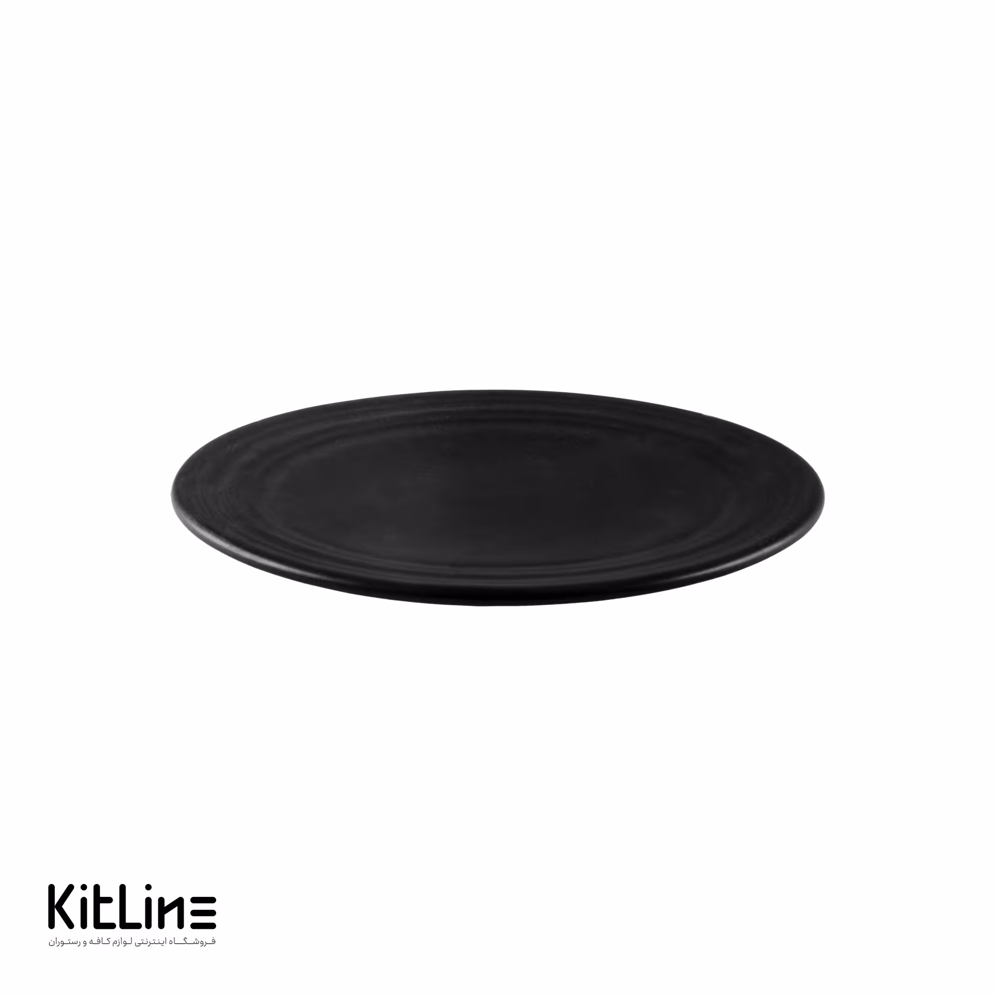 پیشدستی پرسلین 21 سانتیمتری مشکی آرتیزان مدل رینگ