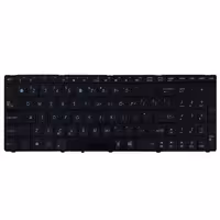 کیبورد لپ تاپ ایسوس K50-K61-K70 مشکی بدون بک لایت بافریم