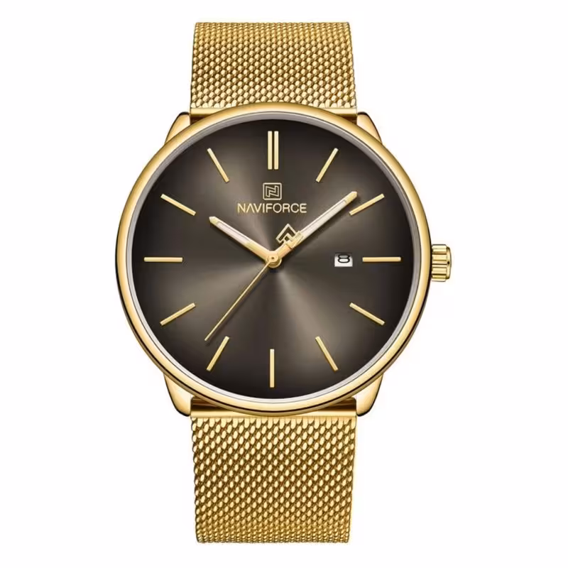 ساعت مچی عقربه‌ای مردانه نیوی فورس مدل NF3012G GB