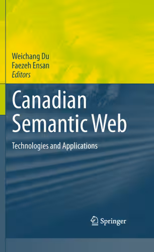 خرید و دانلود نسخه کامل کتاب Canadian Semantic Web: Technologies and Applications