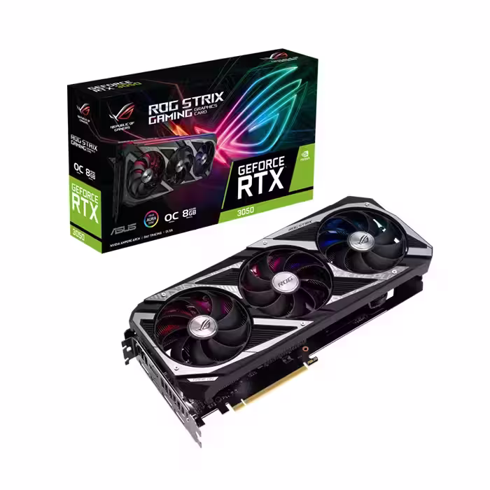 کارت گرافیک ایسوس ROG STRIX GeForce RTX 3050 OC Edition 8GB GAMING