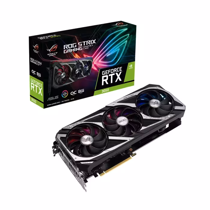 کارت گرافیک ایسوس ROG STRIX GeForce RTX 3050 OC Edition 8GB GAMING