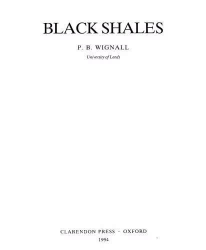 خرید و دانلود نسخه کامل کتاب Black shales