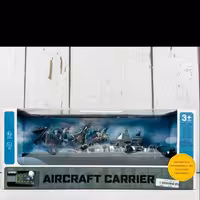 اسباب بازی مدل ناو جنگی هواپیمابر همراه جنگنده و هواپیماهای کوچک کد 805-62