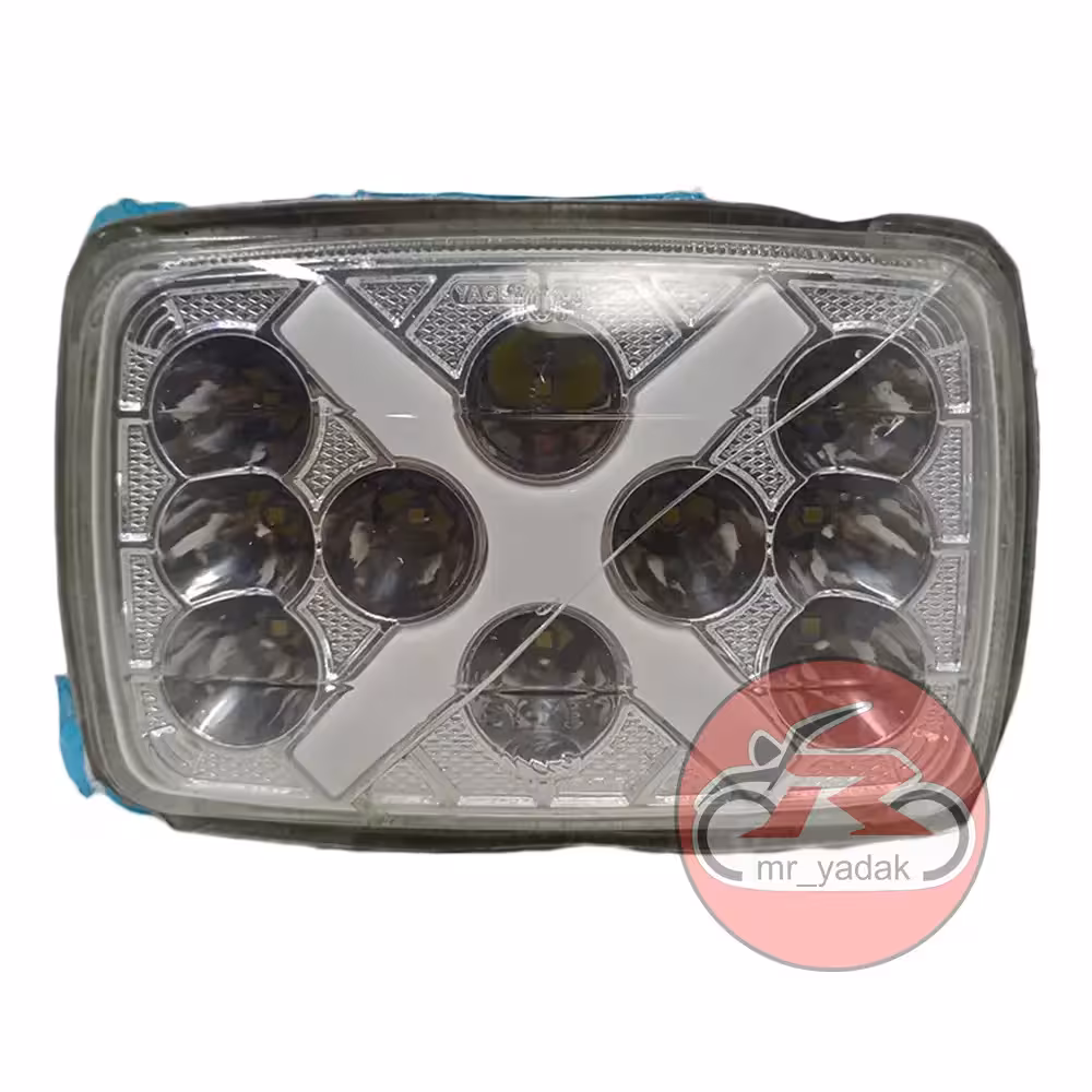 بلوری چراغ جلو ال ای دی X کد 07 مناسب برای موتورسیکلت