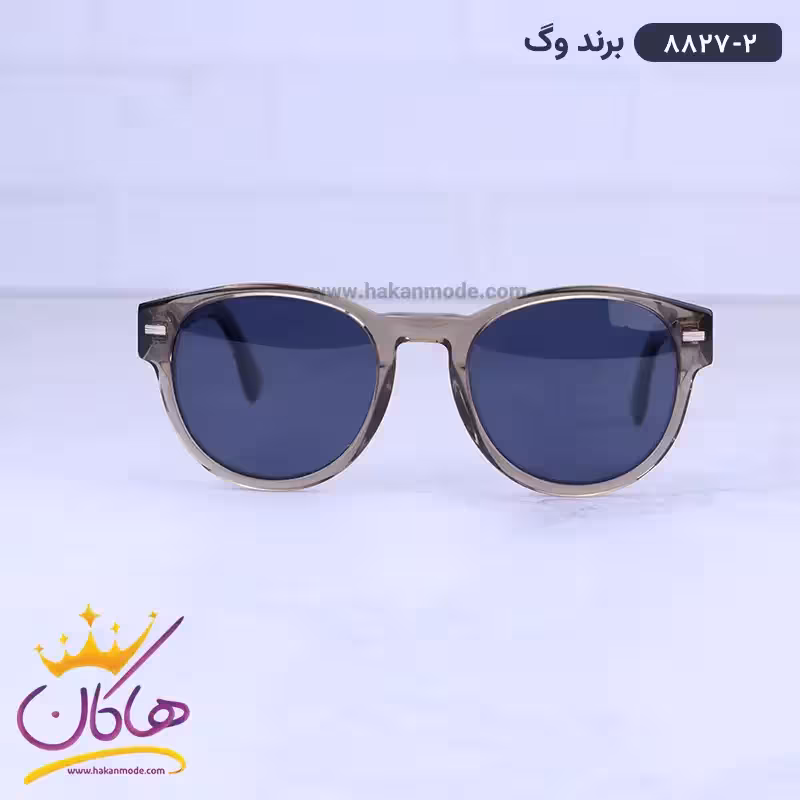 عینک آفتابی وگ شیشه ای زیتونی 8827