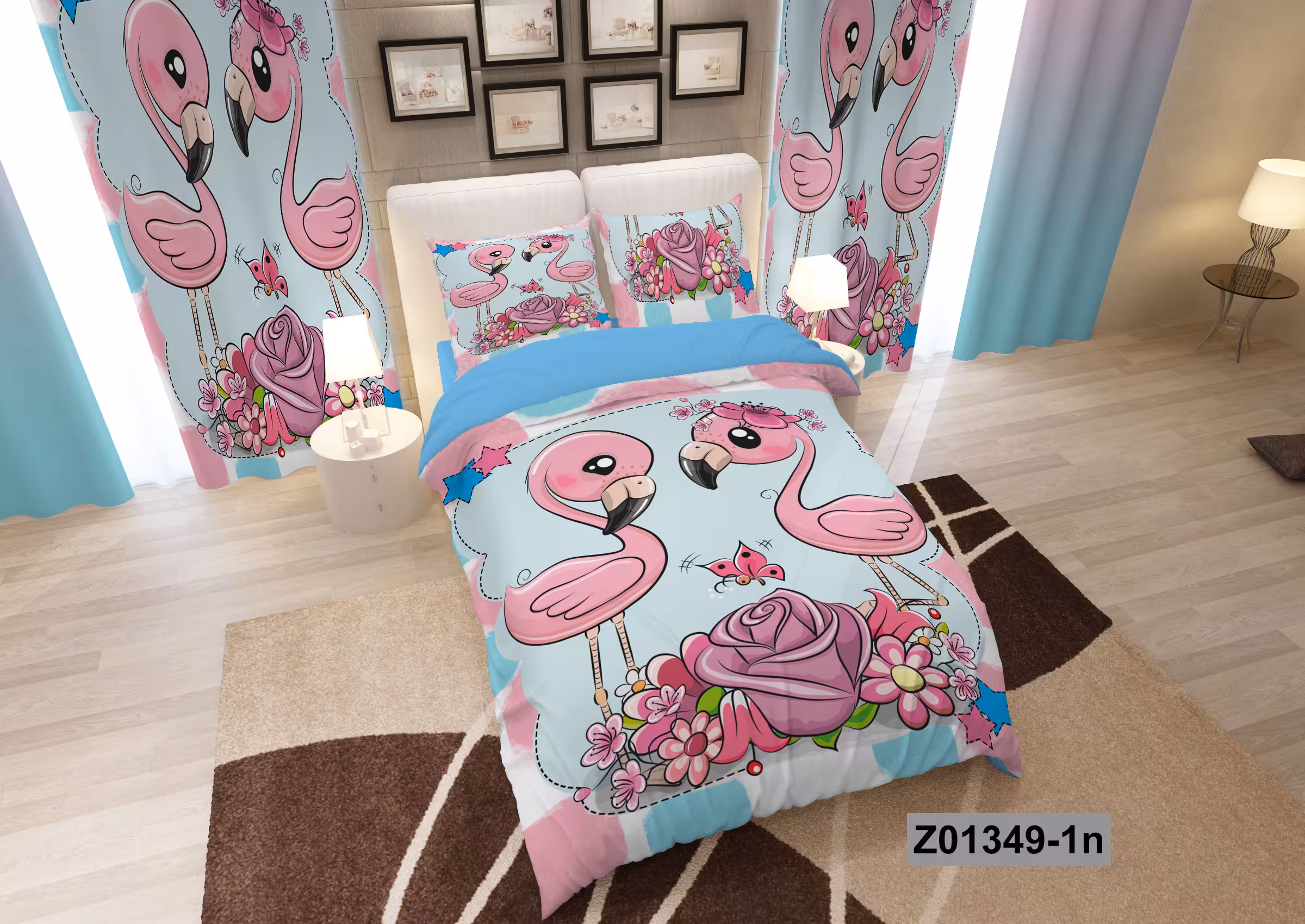 لحاف روتختی تنسل سه بعدی (3D) کالای خواب متین کد 1349