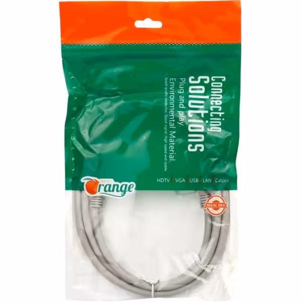 کابل شبکه Orange UTP Cat6 1m