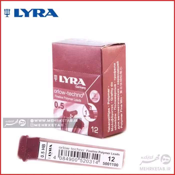 مغزی اتود لیرا 0.5    LYRA orlow techno Fineline Polymer 0,5 mm