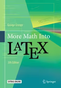 خرید و دانلود نسخه کامل کتاب More Math Into LaTeX