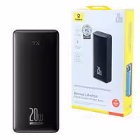 پاور بانک فست شارژ باسئوس مدل LifePo4 PPLP184 PD 20W ظرفیت 18400mAh