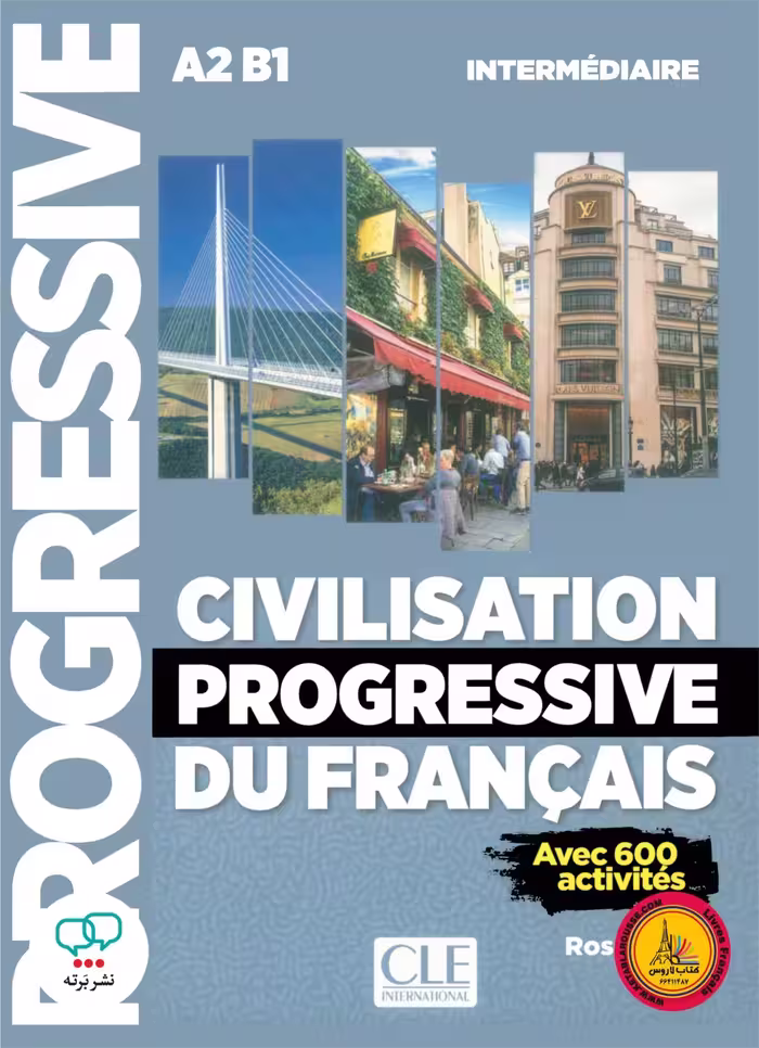 کتاب فرانسوی سیویلایزیشن پروگرسیو Civilisation progressive du francais A2 B1 Intermediaire 2e edition