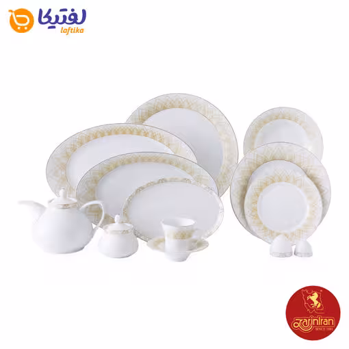 سرویس میراندا چینی زرین شهرزاد 12 نفره 81 پارچه