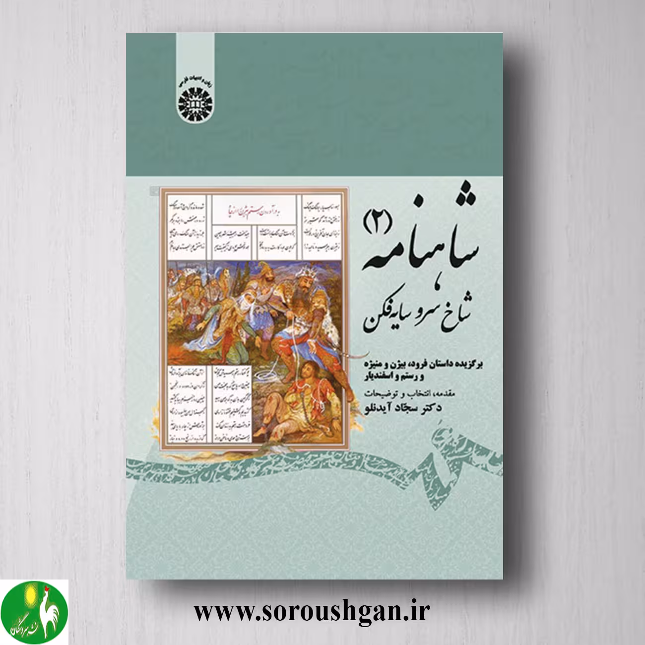 کتاب شاهنامه 2 شاخ سرو سایه فکن اثر سجاد آیدنلو