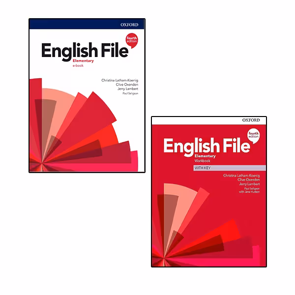 انگلیش فایل المنتری ویرایش چهارم | English File Elementary (SB WB Audio) 4th | خرید کتاب زبان | خرید لوازم التحریر | چی کتاب | بالاترین تخفیف و ارسال رایگان