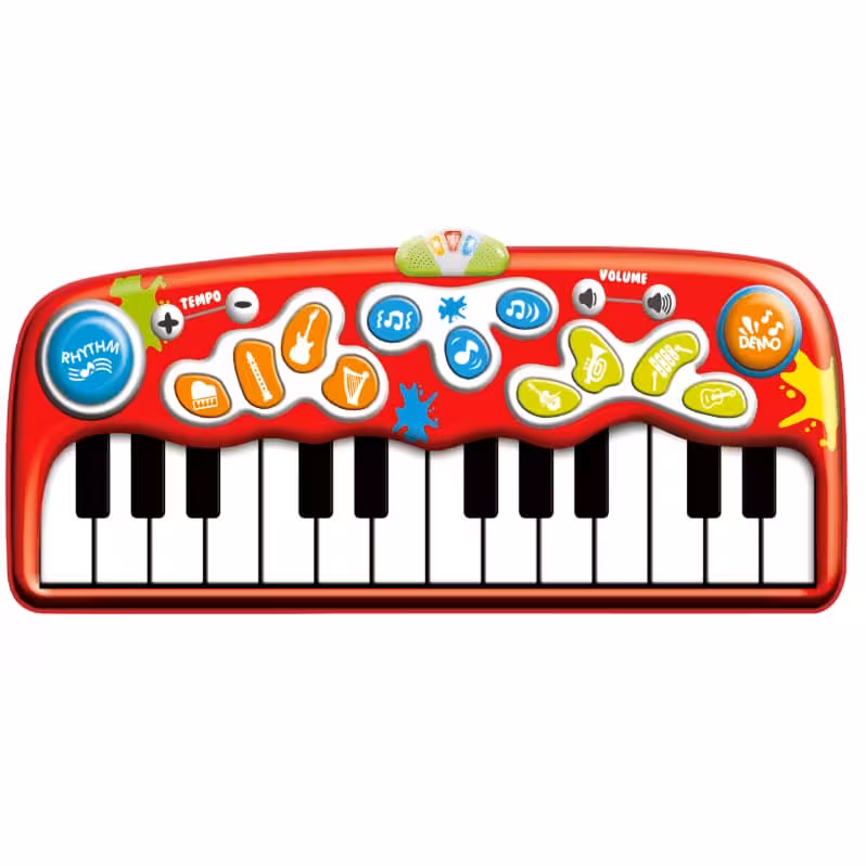 پیانو فرشی وین فان قرمز 24 کلید Winfun Jumbo Musical Mat