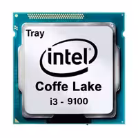 پردازنده بدون باکس اینتل مدل Core i3 9100
