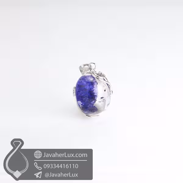 گردنبند سنگ فانتوم کوارتز مدل طيهوج _ کد: 400522