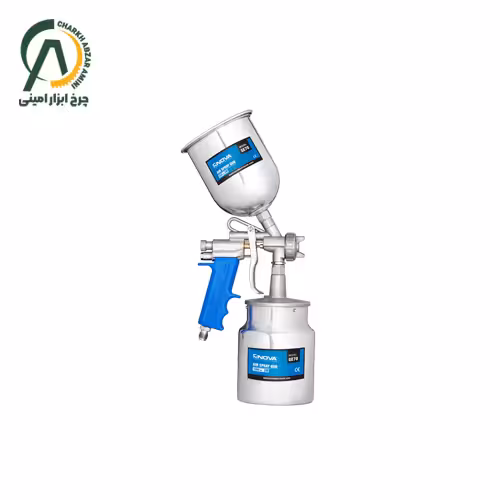 پیستوله رنگ پاش GE70 دو کاسه 1.8 میلی متر نووا مدل NTS 2618