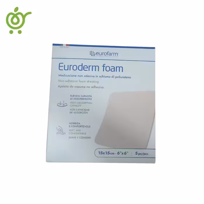 پانسمان فوم پلی اورتان یورودرم 10*10 Euroderm Foam | فروشگاه اینترنتی سیب 115