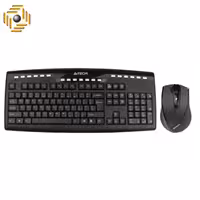 کیبورد و ماوس بی سیم ای فورتک مدل 9200F