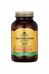 کپسول Ashwagandha برند Sunshine Nutrition - بسته 100 عددی