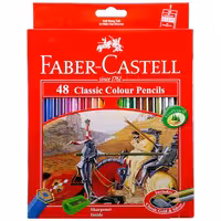 مداد رنگی کلاسیک 48 رنگ جعبه مقوایی فابرکاستل