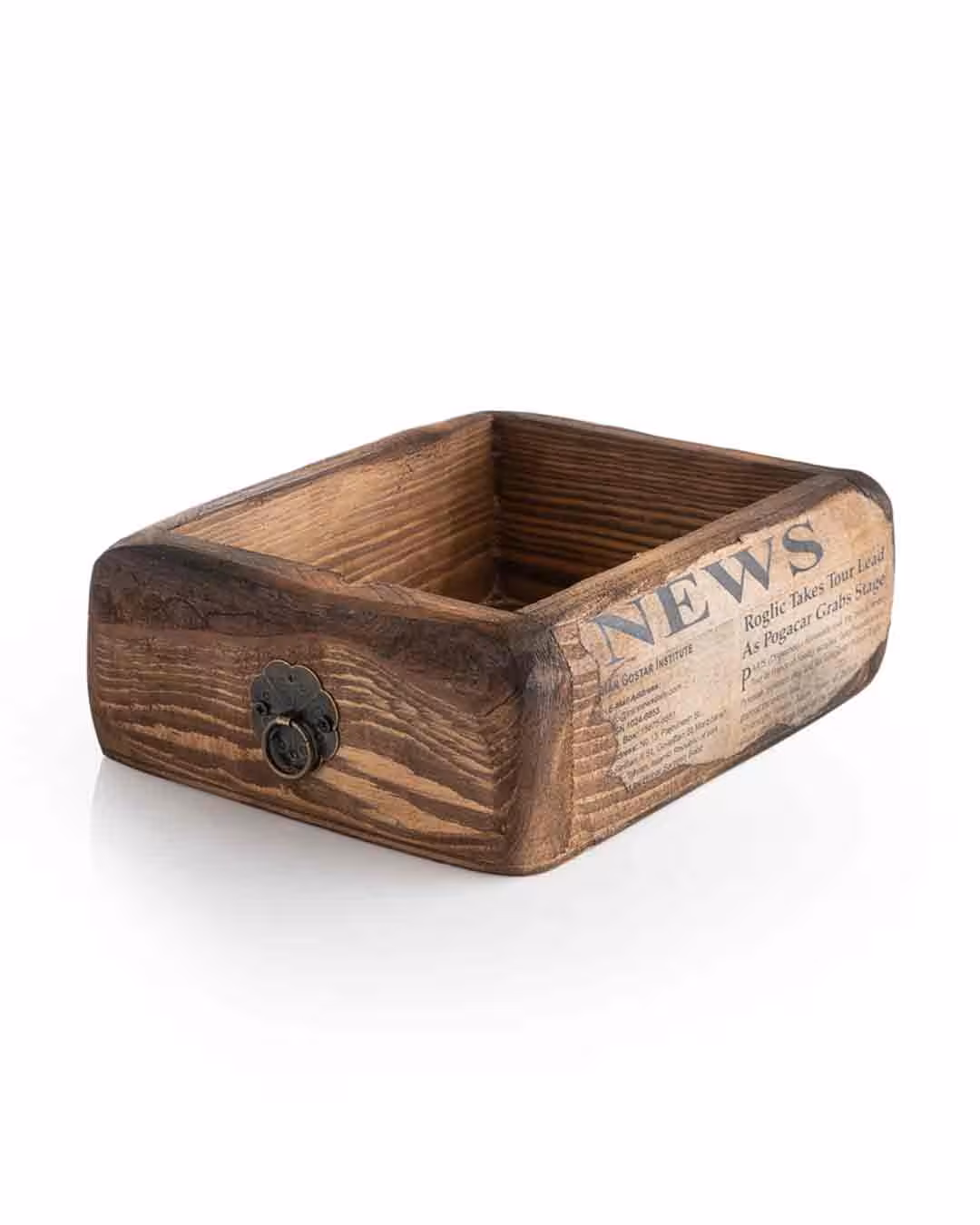 جعبه چوبی قدیمی کد 2 (در 2 رنگ زمینه)