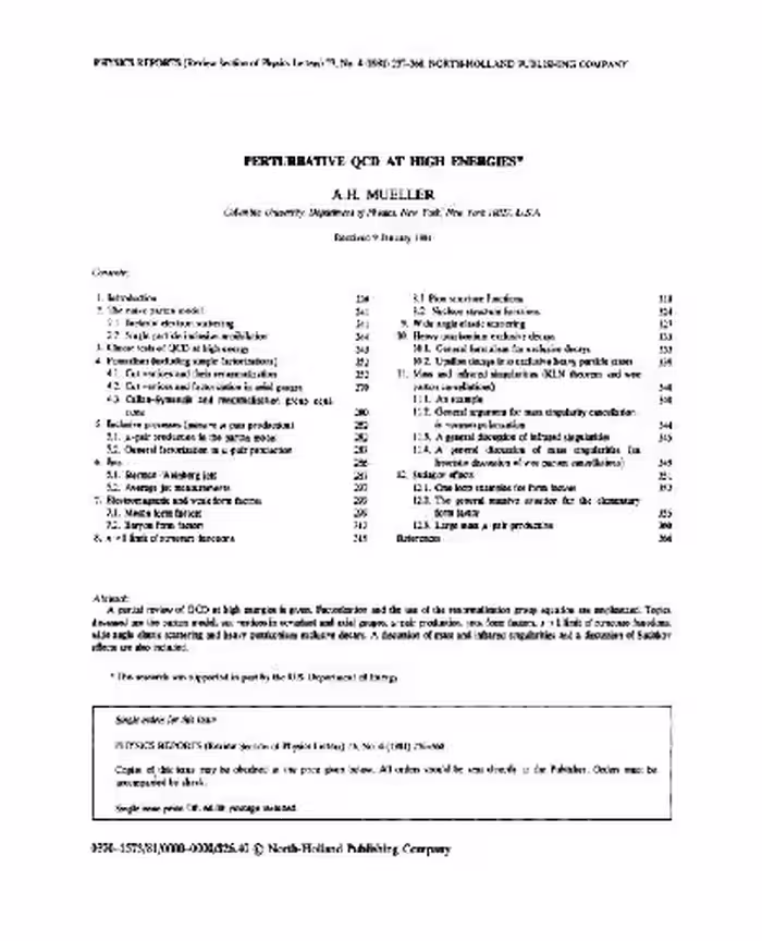خرید و دانلود نسخه کامل کتاب Perturbative QCD at high energies