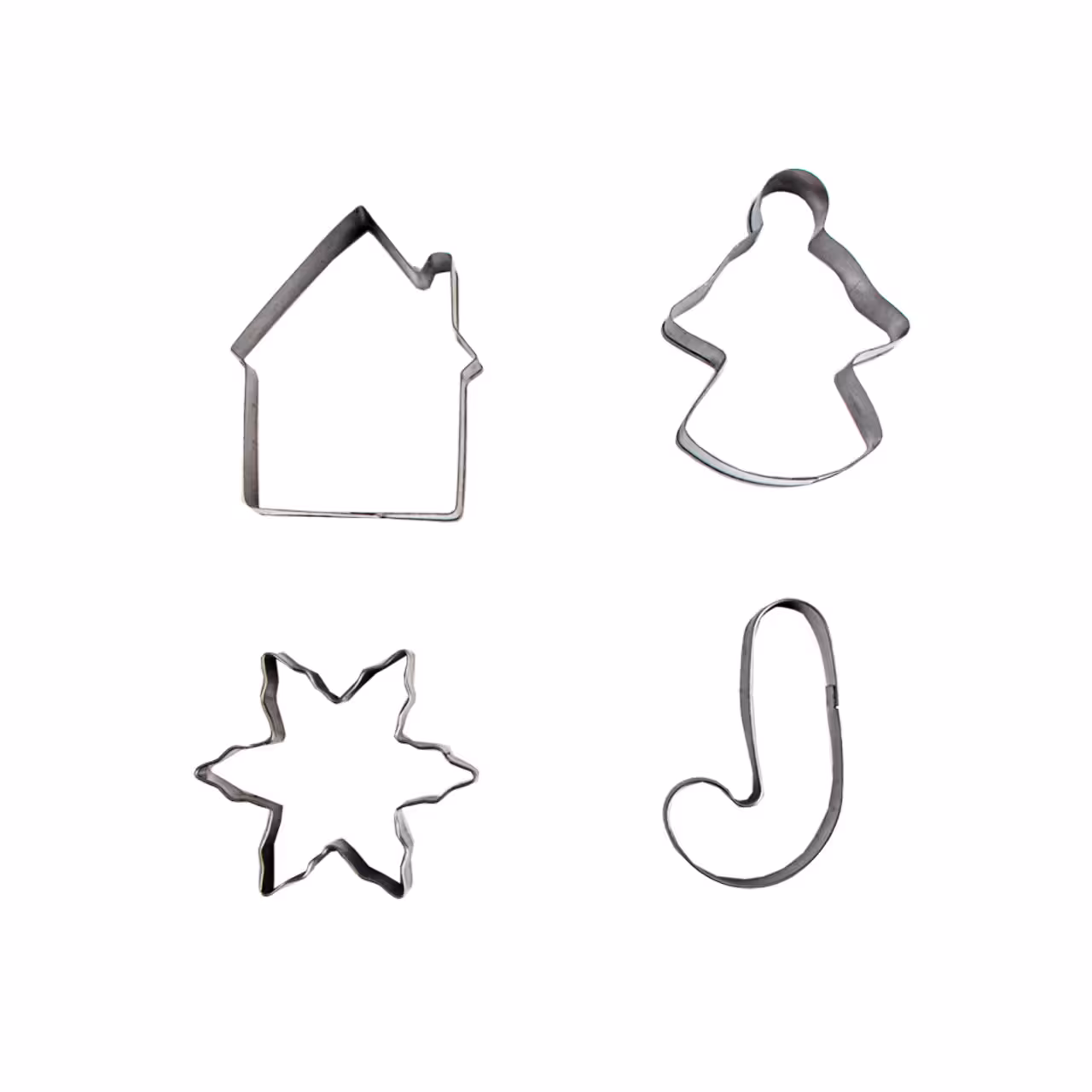 کاتر شیرینی پزی فلزی مجموعه 4 عددی