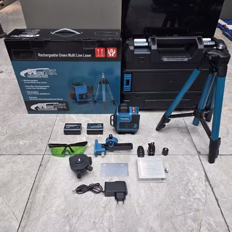 تراز لیزری 360 درجه نور سبز طرح ماکیتا 4D-16line