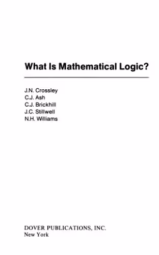 خرید و دانلود نسخه کامل کتاب What is mathematical logic?