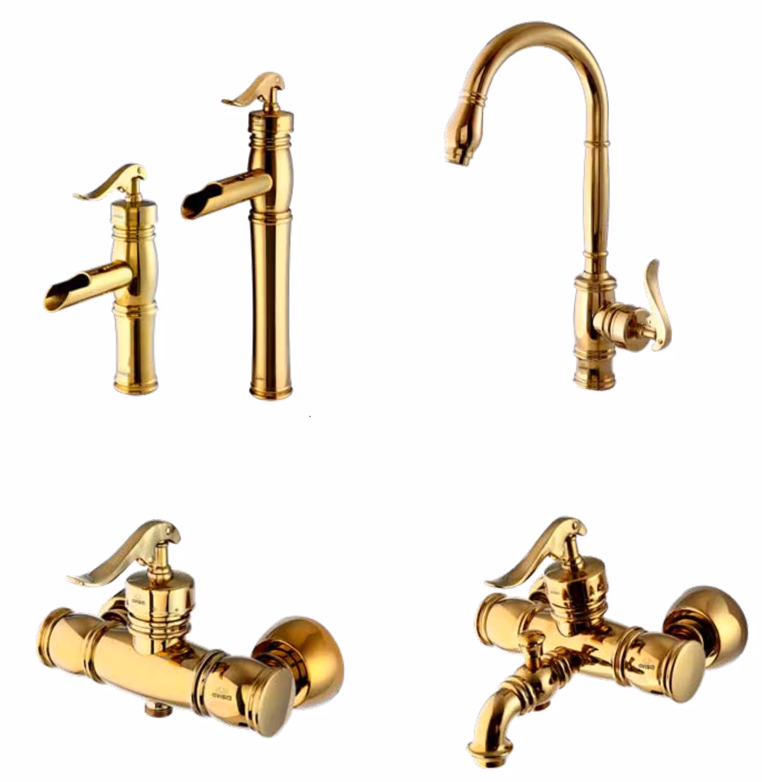 ست شیرالات آویسا مدل بامبوطلایی