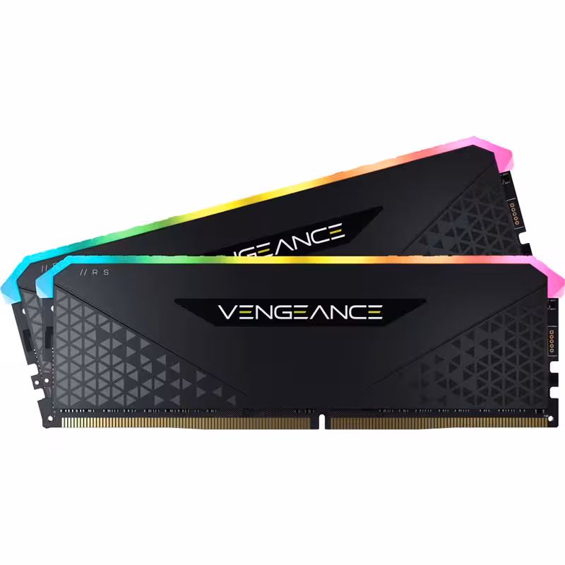 رم دسکتاپ DDR4 دو کاناله 3200 مگاهرتز CL16 کورسیر مدل Vengeance RGB RS ظرفیت 32 گیگابایت