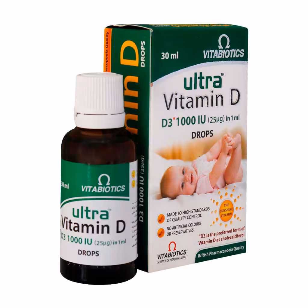 قطره اولترا ویتامین دی ویتابیوتیکس | Vitabiotics Ultra Vitamin D3 Drops