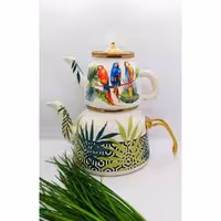 ست کتری و قوری مدل طوطی