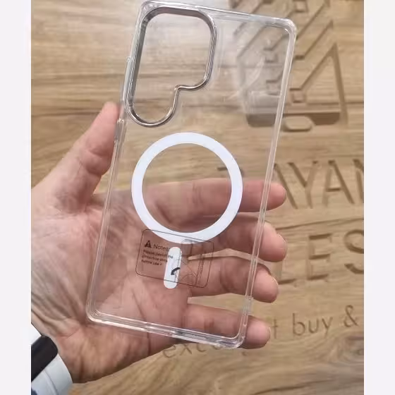 قاب بلکین شفاف مگ سیف برای سامسونگ s25 اولترا