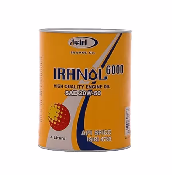 روغن موتور ایرانول 6000 4 لیتری